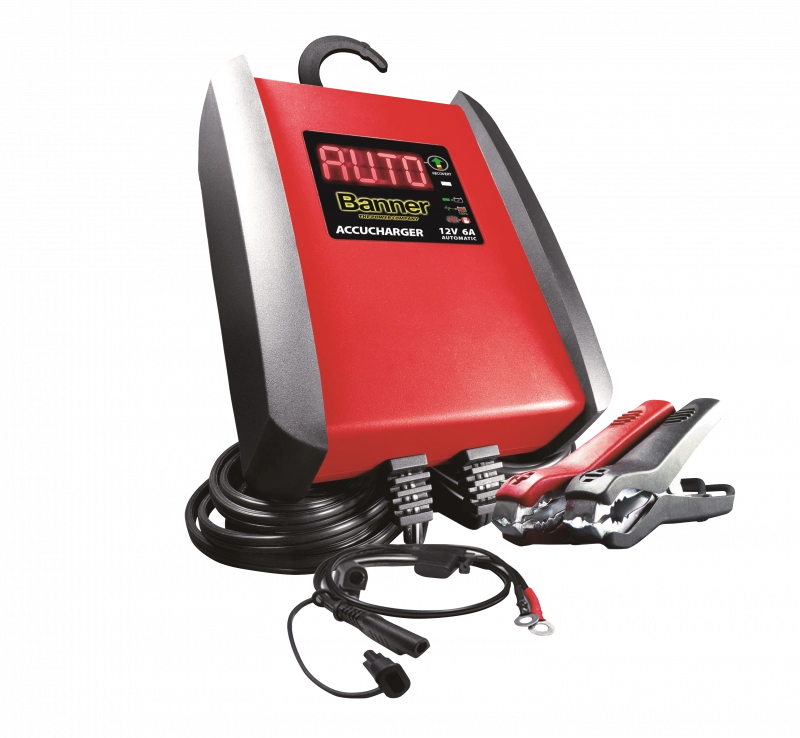Batterieladegerät für Autos/Motorräder/Boote 12V 6A