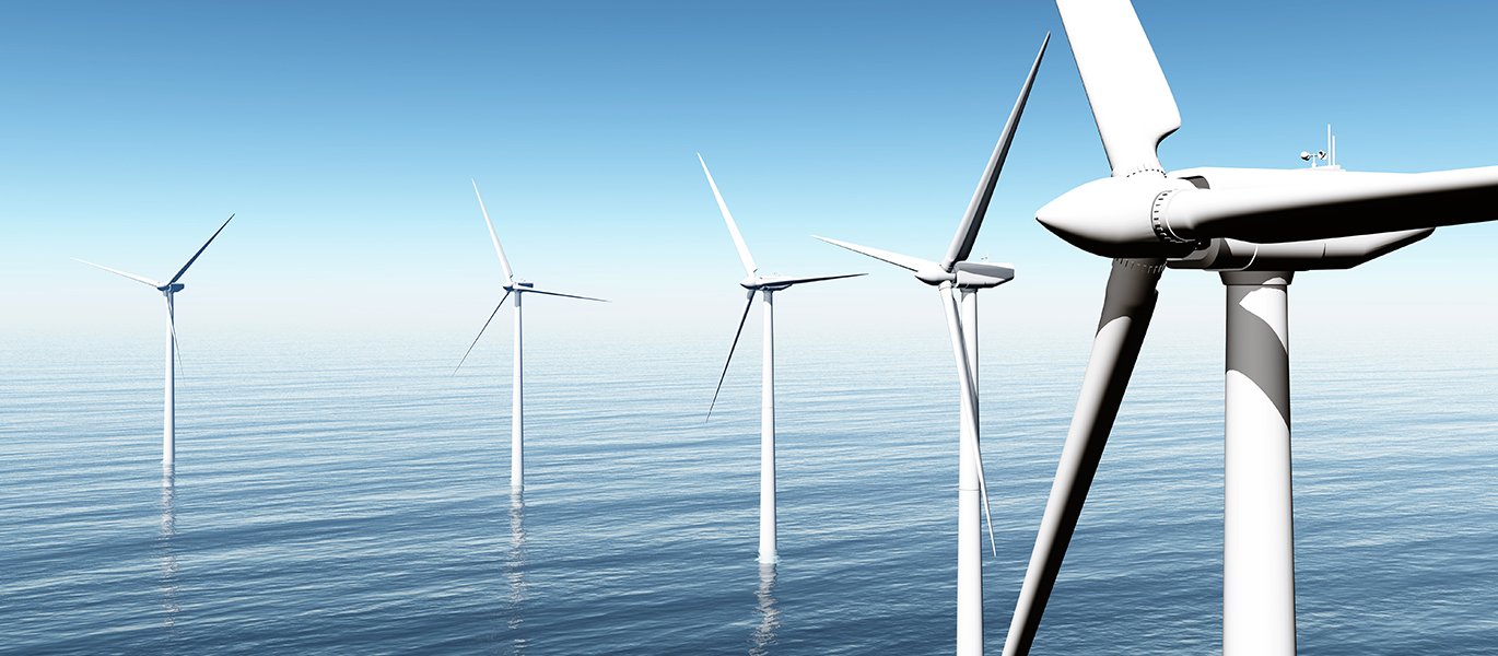 Stand  by Bull Batterien, Windkraft, Windstrom, Erneuerbare Energien