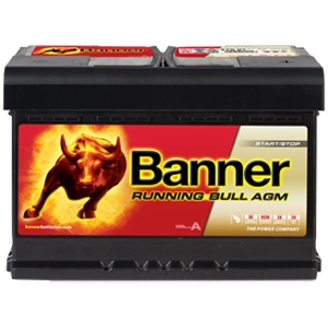 Banner 58001 AGM 12V 80Ah 800A 315x175x190mm - Running Bull