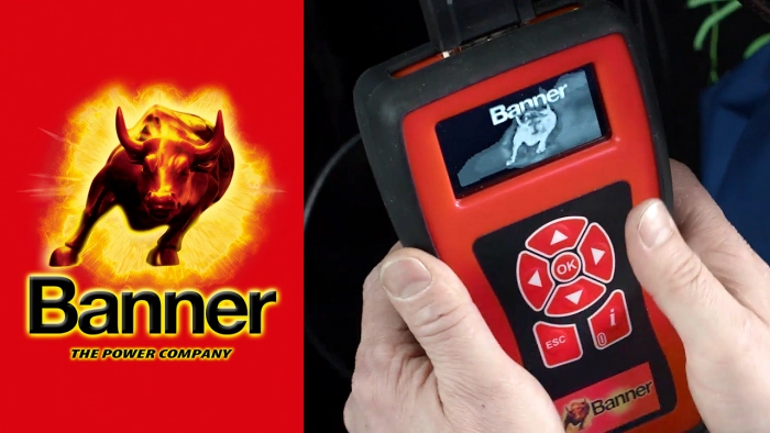 BANNER Service Tool BBST Batterietausch Analyse Test BEM Code 1210005000