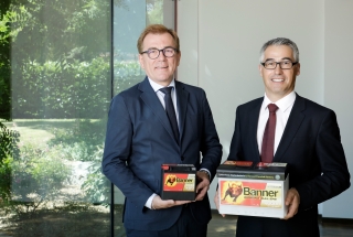Banner Batterien Geschäftsführung